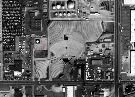 Ford-Wyoming Drive In Dearborn - Aerial - Photo From Terraserver (newer photo)